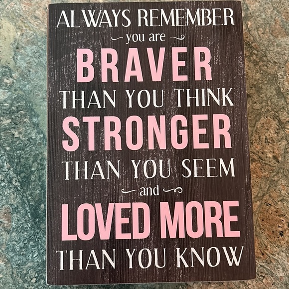 Young’s Inc Inspiration Wall or Shelf Decor - Picture 7 of 7